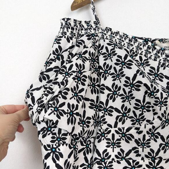 NWT Diane von Furstenberg DVF Margaret Cold Shoulder Crop Top Size 10 - Picture 4 of 10